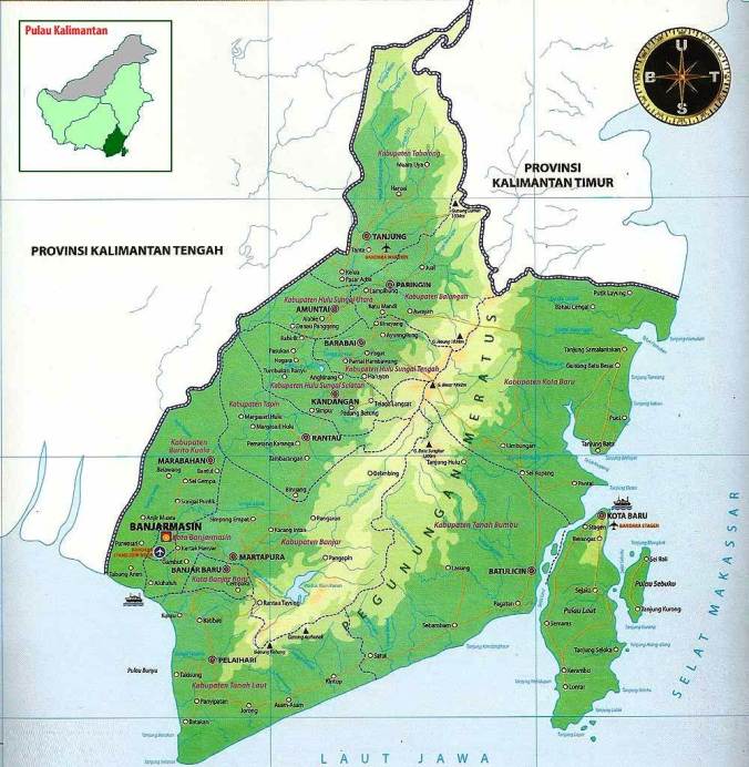 Peta Kotabaru - Kalimantan Selatan